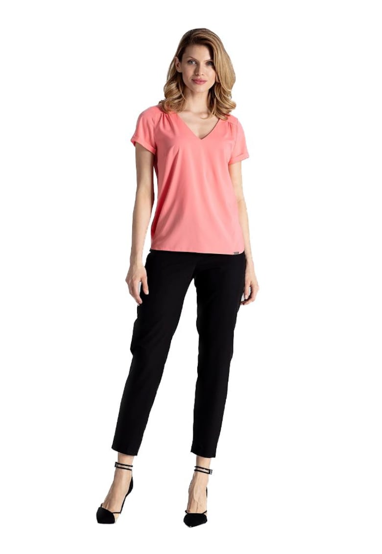 Oferte la Tricou cu mânecă scurtă pentru femei Carnwevere M665 Coral - Portocaliu