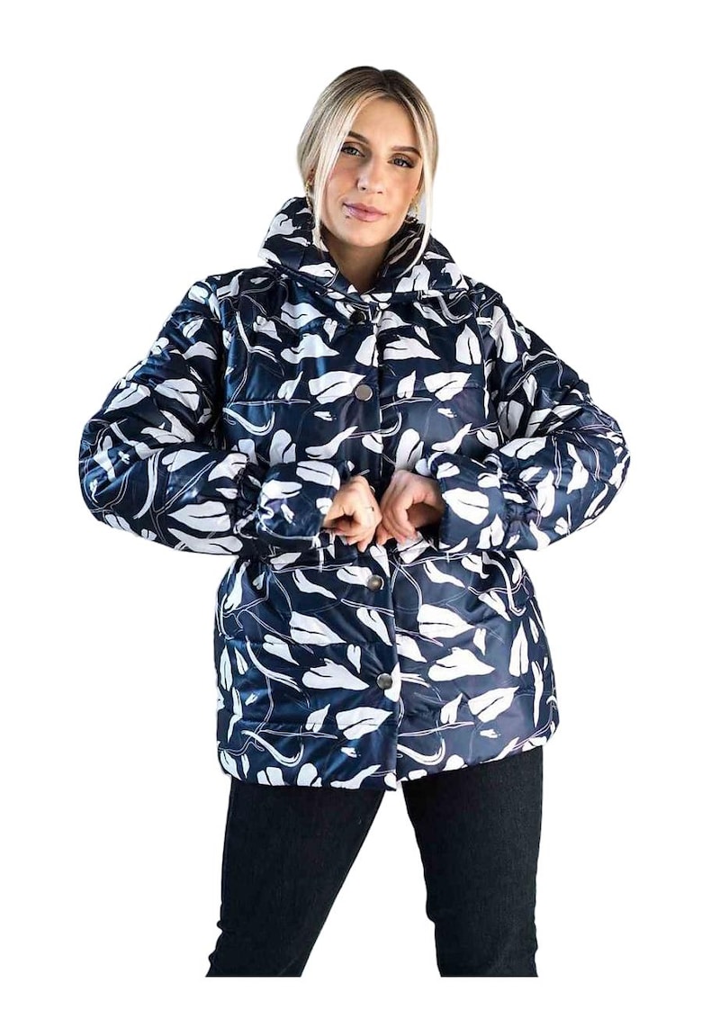 Oferte la Geaca dama -  poliester - bleumarin/alb