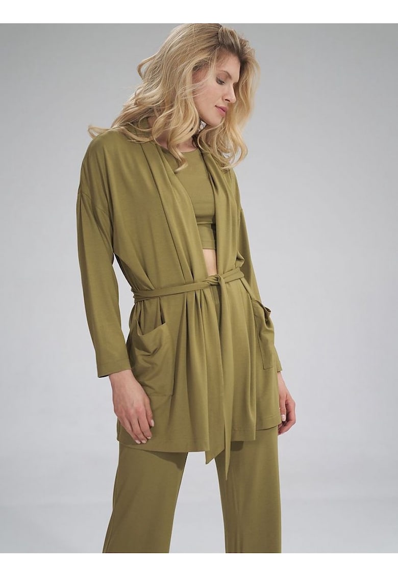 Pulover dama -  verde - viscoza