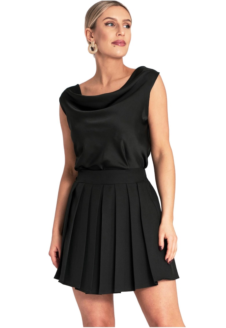 Oferte la Bluza dama M1119 -  Poliester/Elastan - Negru -