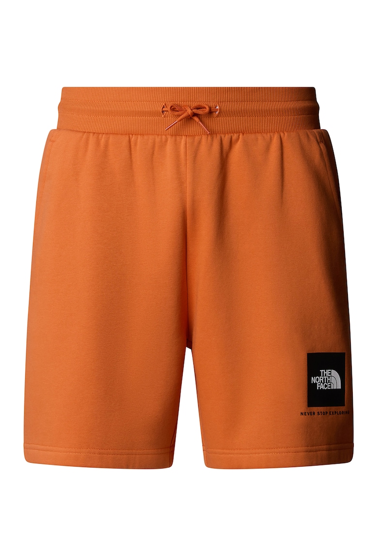 Oferte la Pantaloni scurti cu snur si logo - Portocaliu inchis