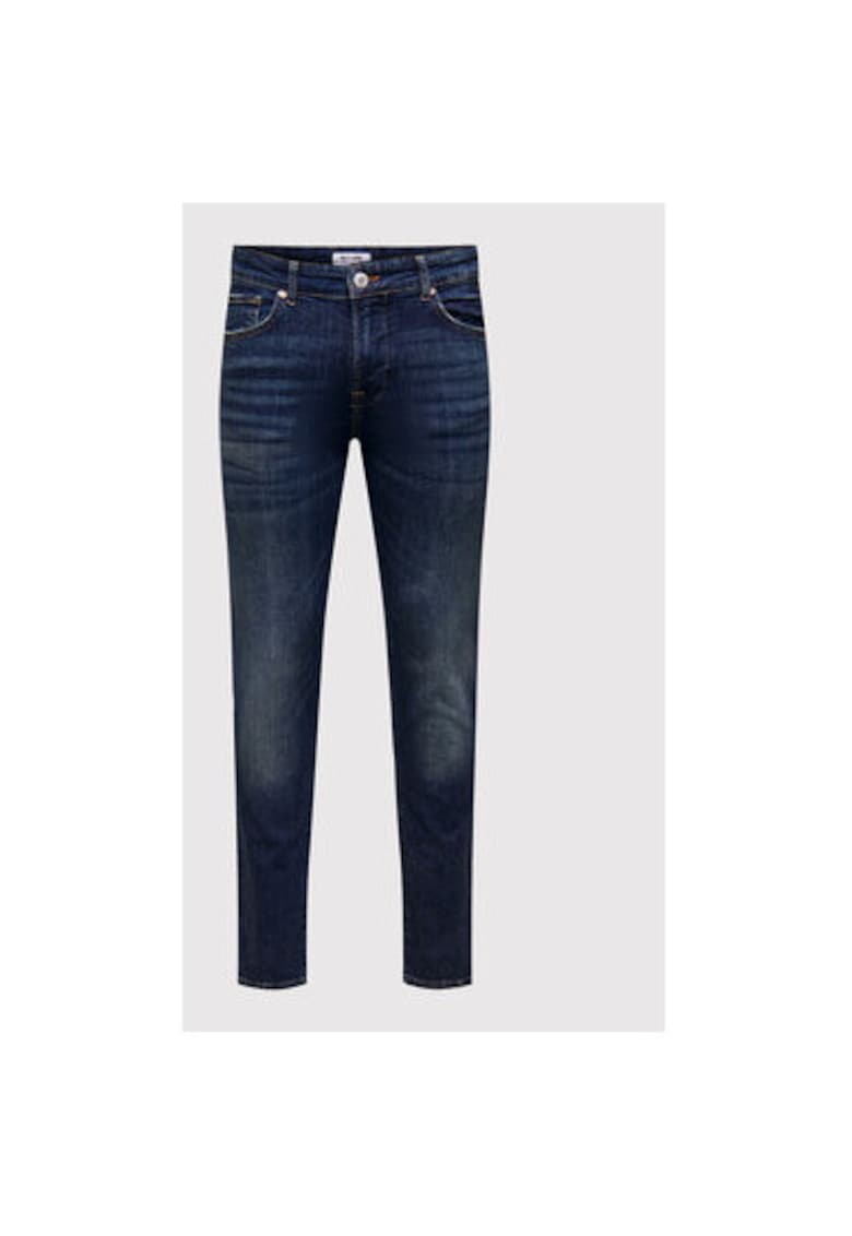 Oferte la Blugi Barbati -  300479438 - Bumbac - Elastan - Albastru - Albastru