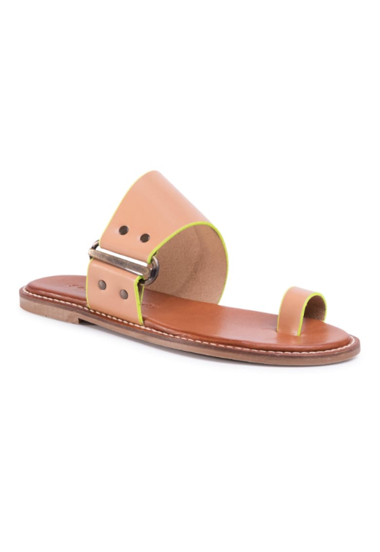 Oferte la Papuci dama -  206478771 - Piele naturala - maro - Maro