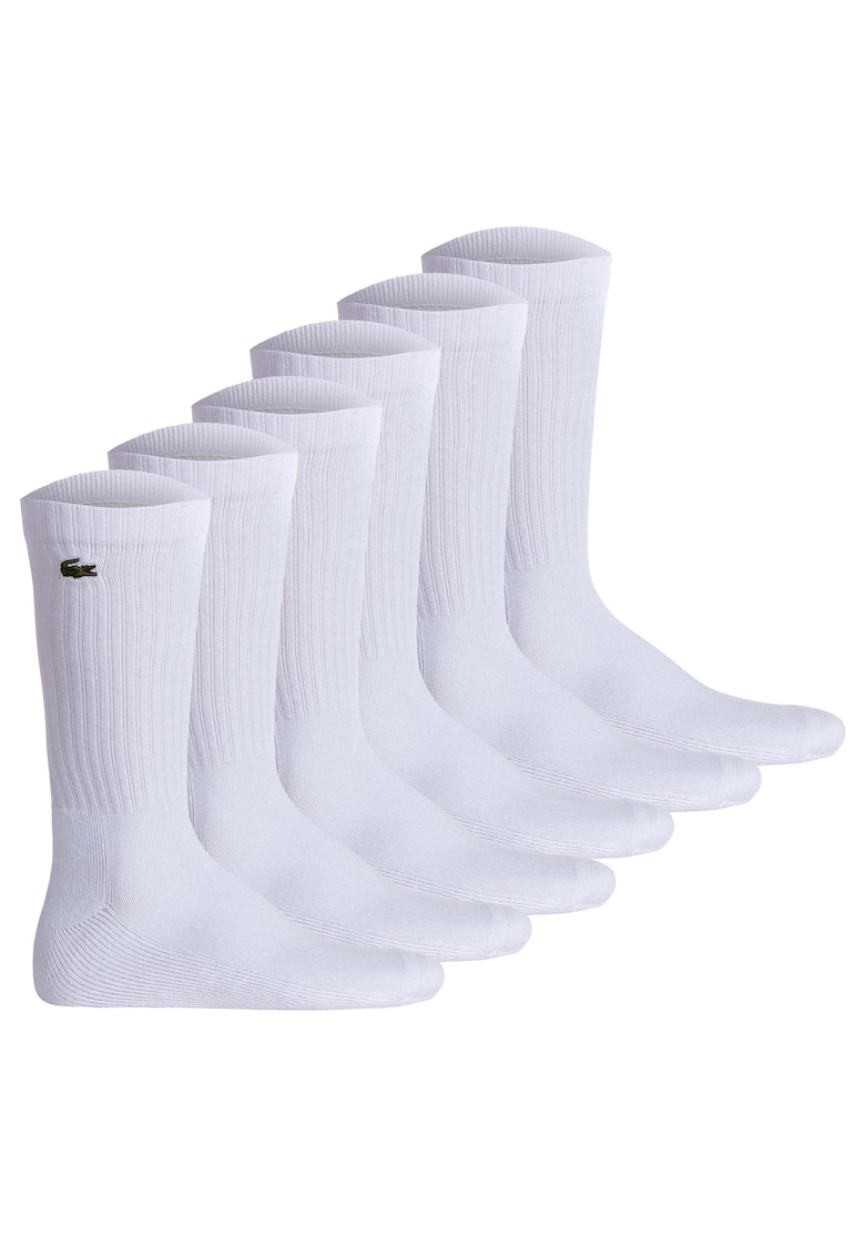 Oferte la Set de sosete lungi unisex - 6 perechi - Alb