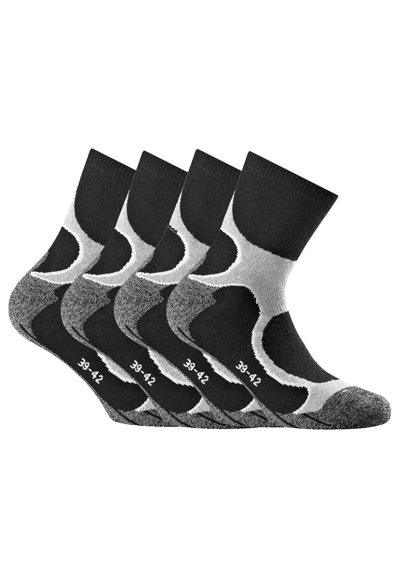Oferte la Set de sosete unisex scurte - 4 perechi - Gri