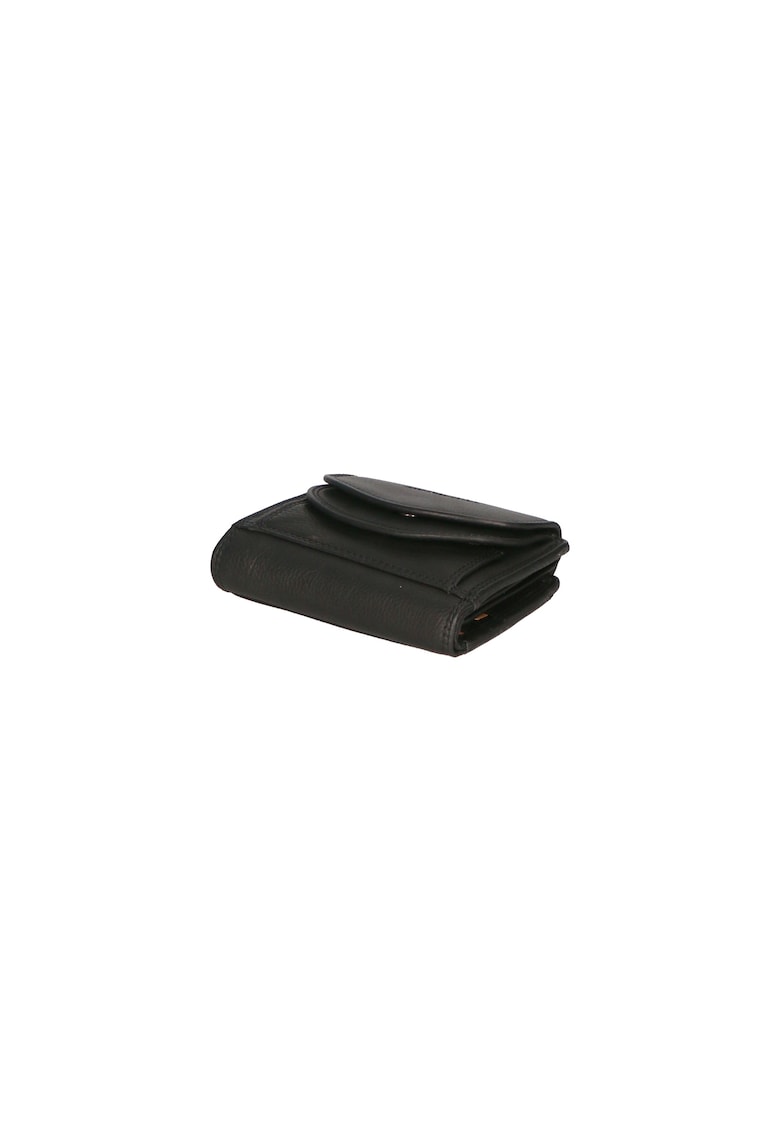 Oferte la Portofel pliabil de piele - Negru