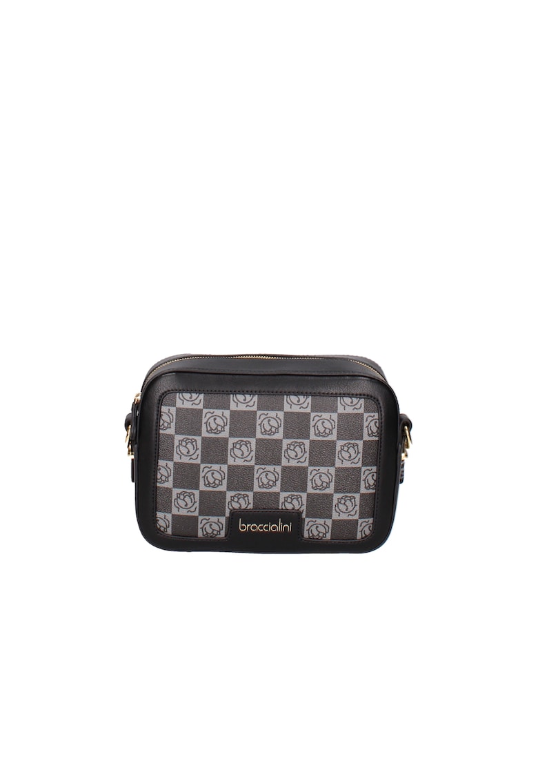 Oferte la Geanta crossbody cu imprimeu - Negru