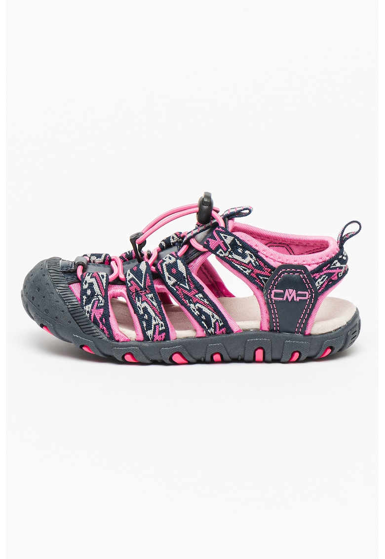 Oferte la Sandale cu imprimeu grafic pentru trekking Sahiph - Fucsia/Bleumarin