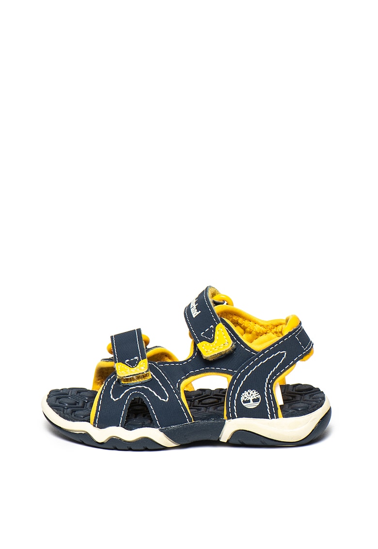 Oferte la Sandale de piele ecologica Adventure Seeker 2 - Bleumarin/Galben