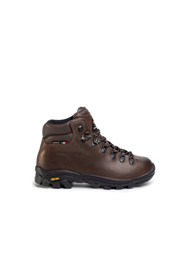 Oferte la Ghete trekking barbati -  81515 - Piele naturala - Maro