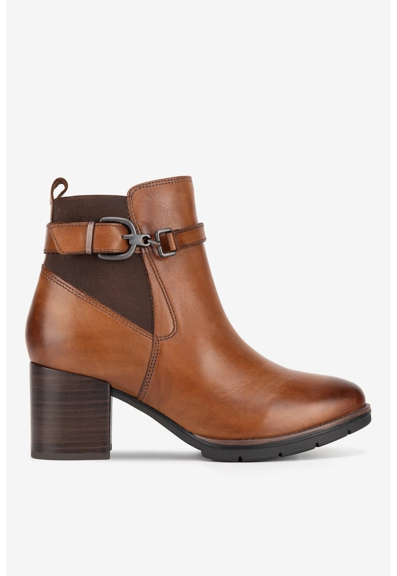 Ghete dama  5903419293108 - Piele naturala - Maro - Maro