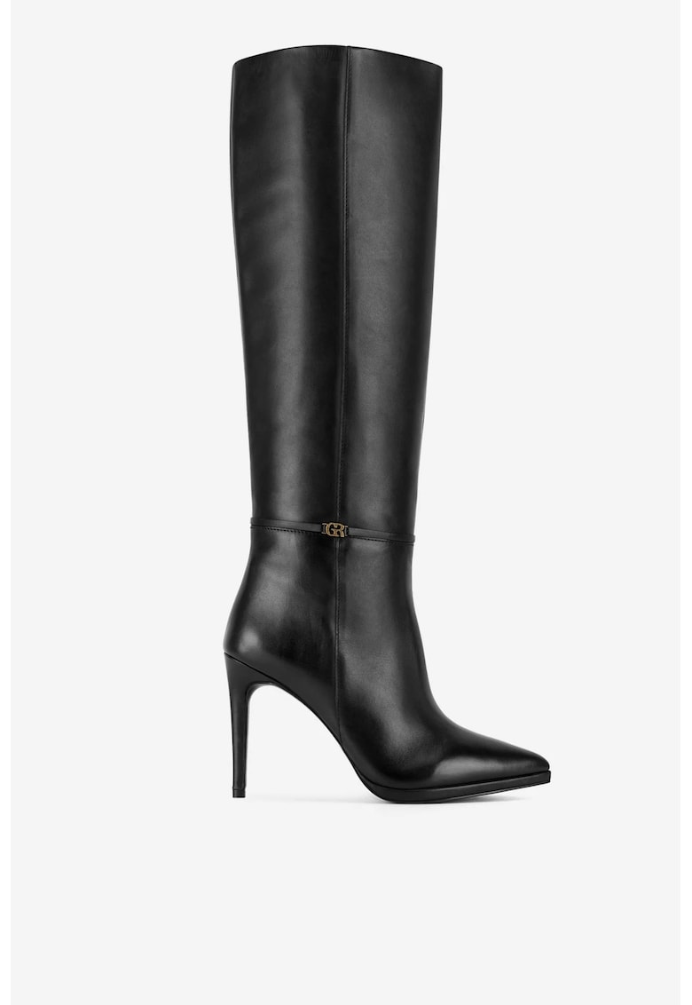 Cizme dama 5905588879619 - Piele naturala - Negru - Negru