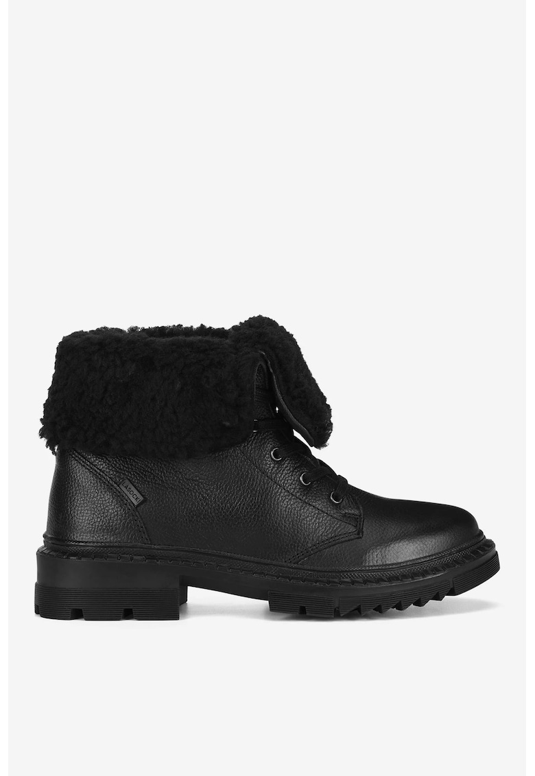 Ghete dama  5905588884712 - Piele naturala - Negru - Negru