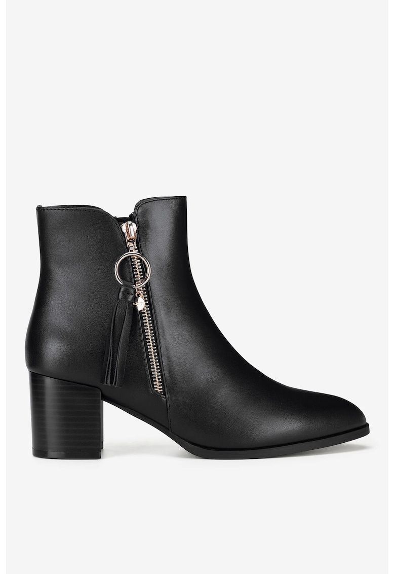 Ghete dama 5905588888055 - Piele naturala - Negru - Negru