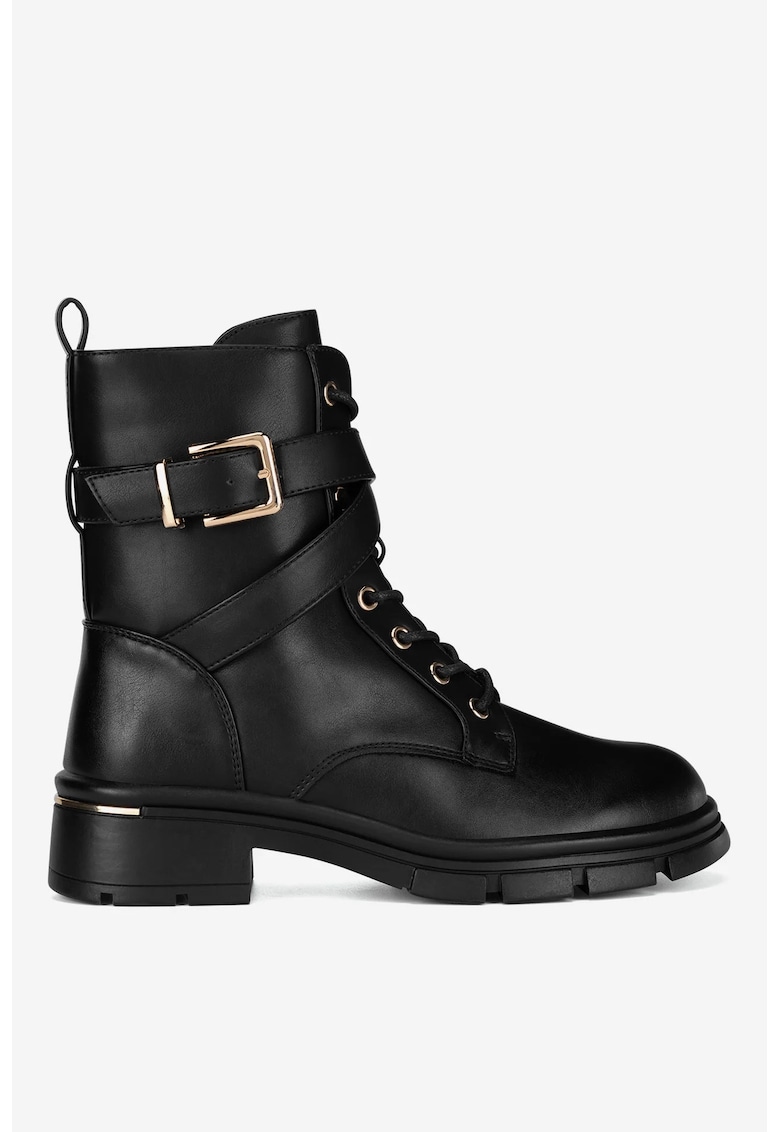 Ghete dama 5905588892915 - Sintetic - Negru - Negru