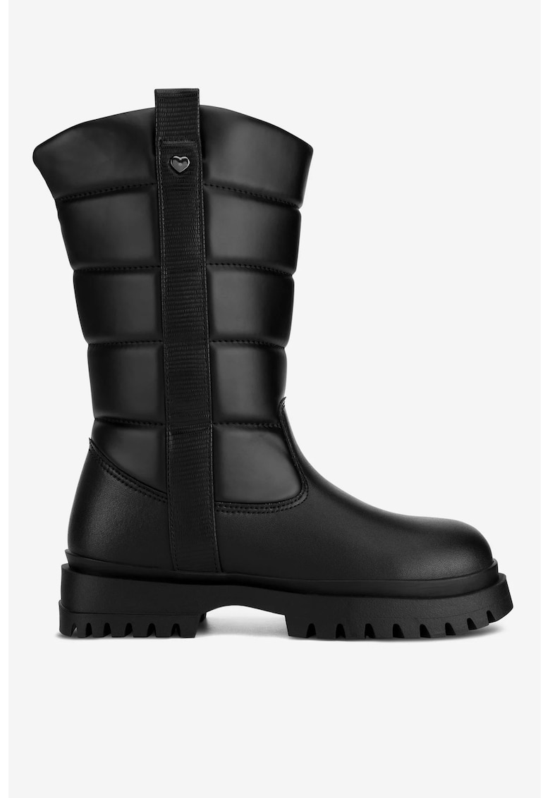 Cizme dama 5905588892540 - Sintetic - Negru - Negru