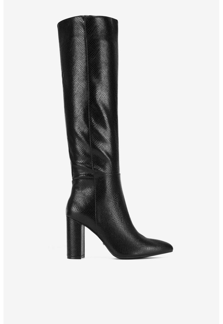 Cizme dama 5905588894469 - Sintetic - Negru - Negru