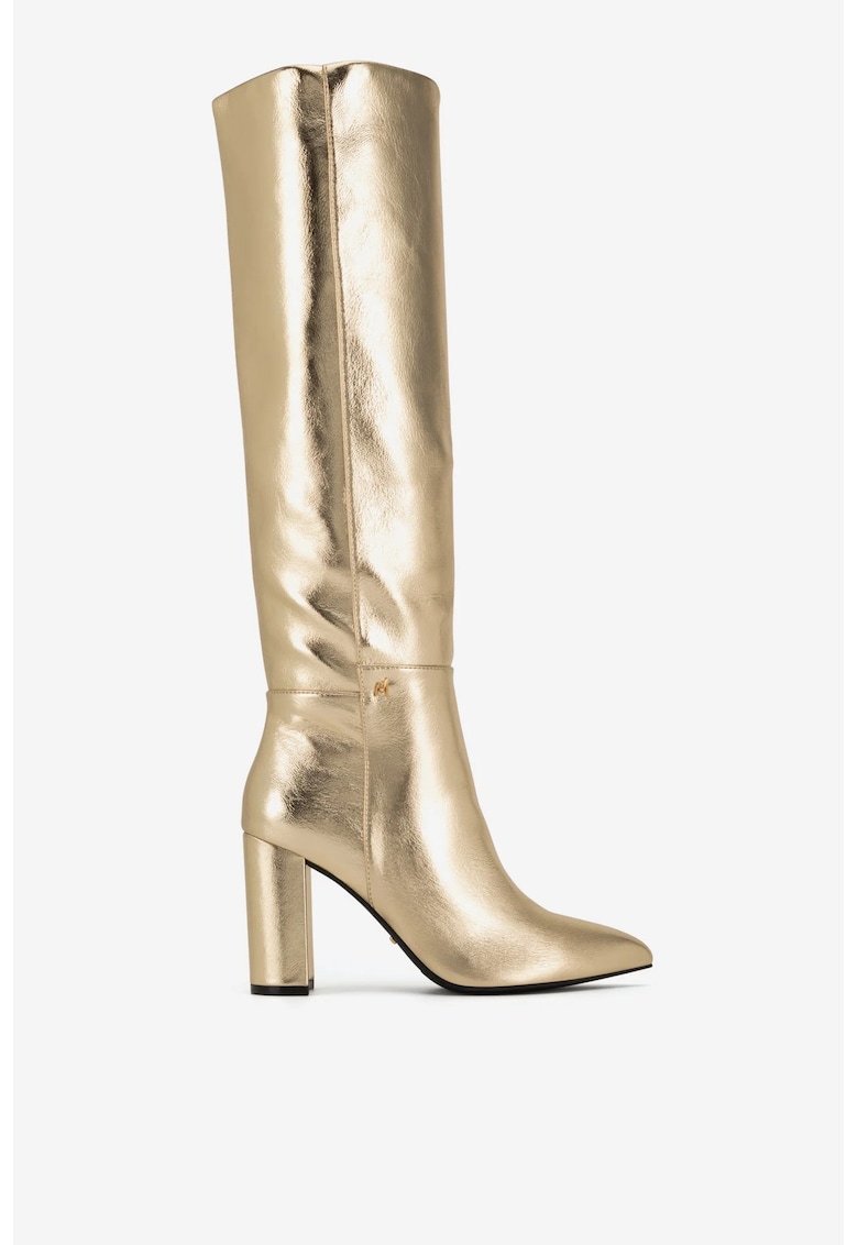 Cizme dama 5905588894827 - Sintetic - Auriu - Auriu