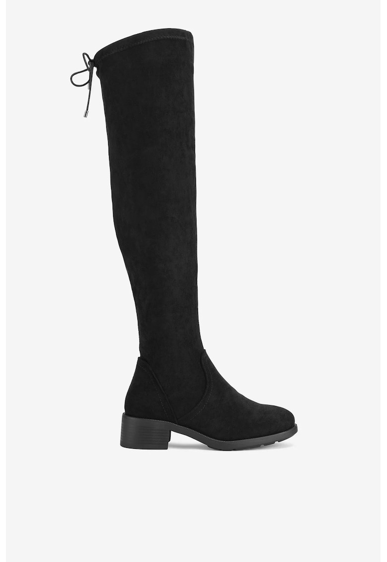Cizme dama  5905588899068 - Textil - Negru - Negru