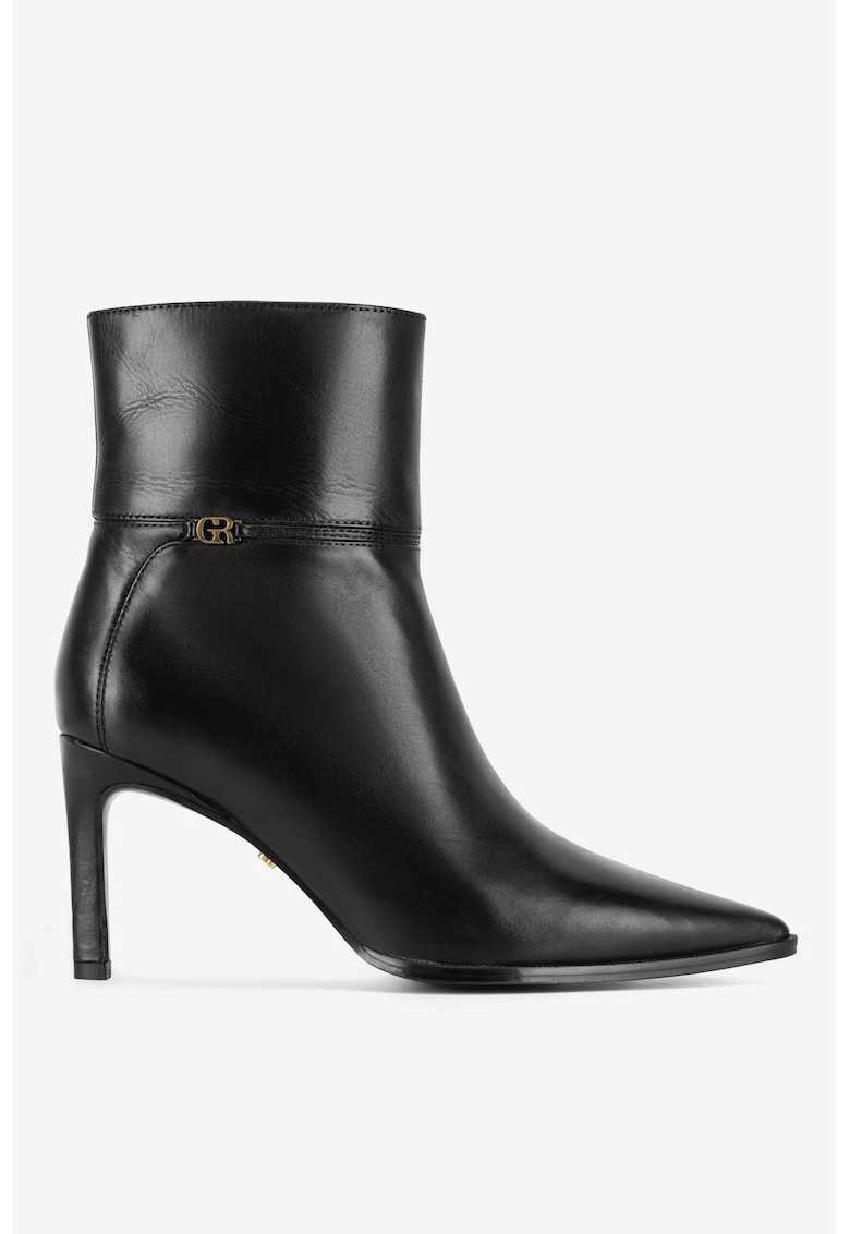 Ghete dama 5905588900252 - Piele naturala - Negru - Negru