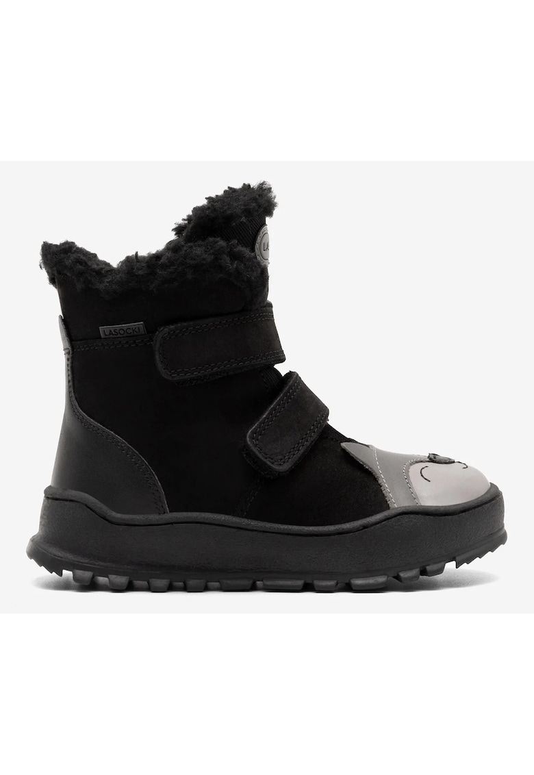 Ghete baieti  Piele - 79764 - Negru