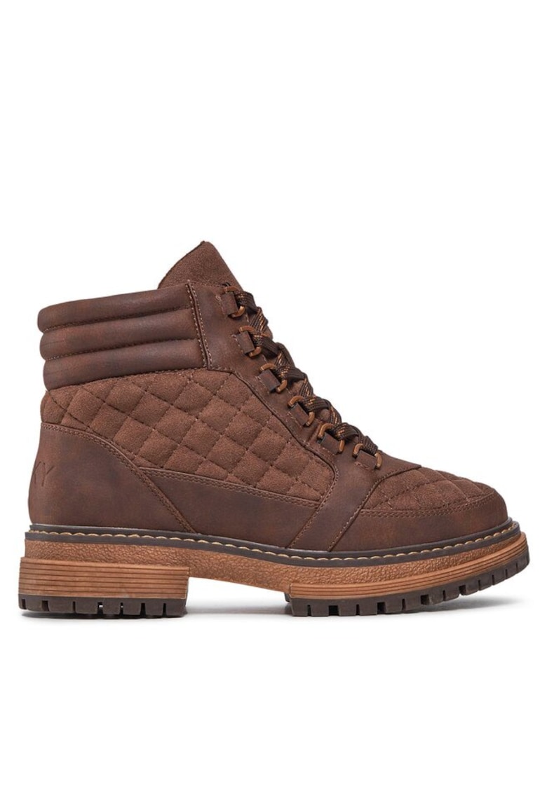 Oferte la Ghete dama  303015503 - Piele ecologica/Textil - Maro