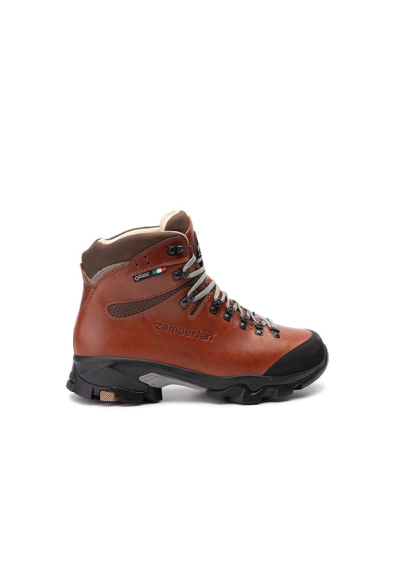 Oferte la Ghete trekking barbati -  09200 - Piele naturala - Maro