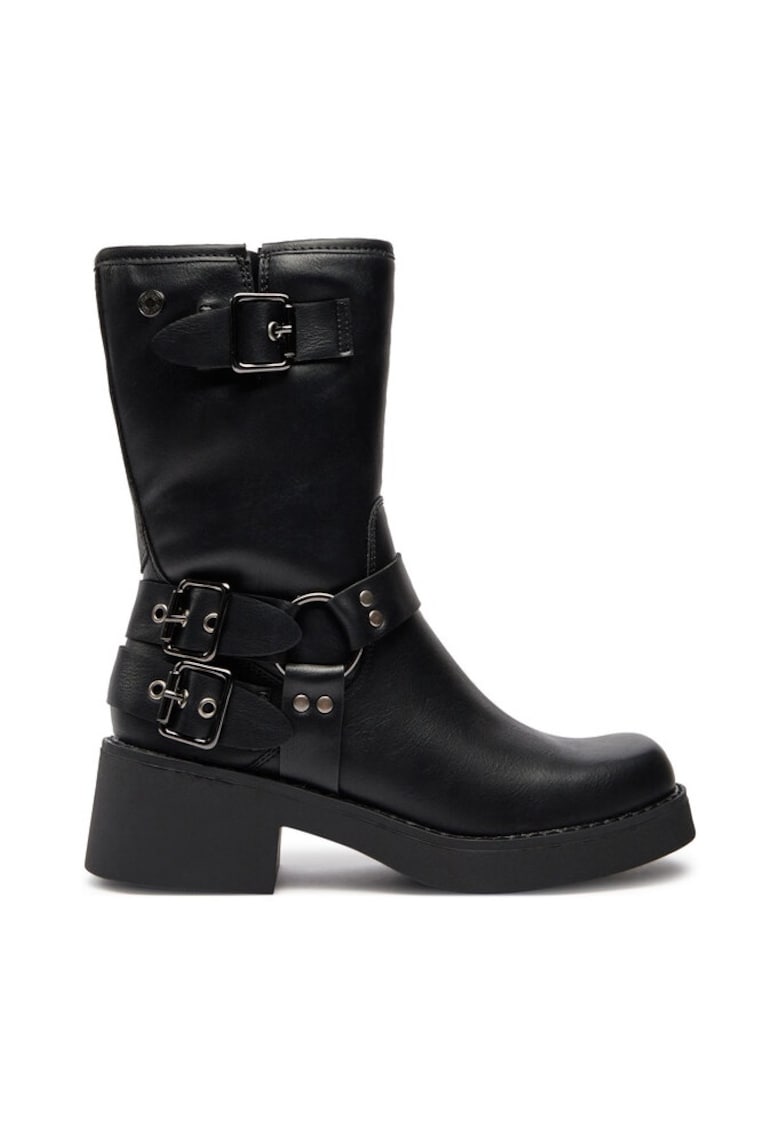 Oferte la Botine dama -  51402 - Piele ecologica - Negru
