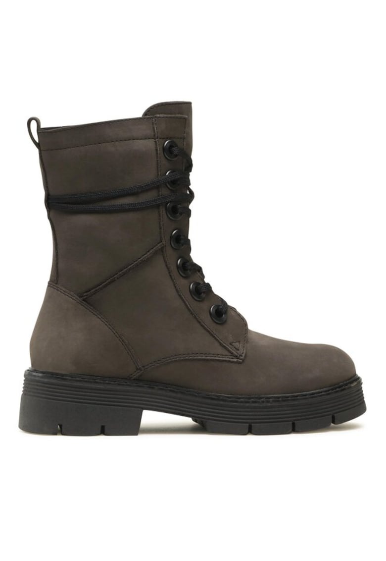 Oferte la Botine dama -  30347070837 - Piele naturala/Piele nabuc - Gri