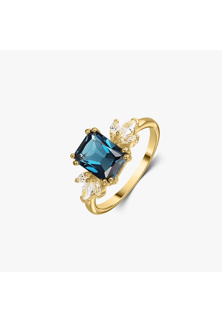 Oferte la Inel din argint Golden Faerie - Topaz Blue London