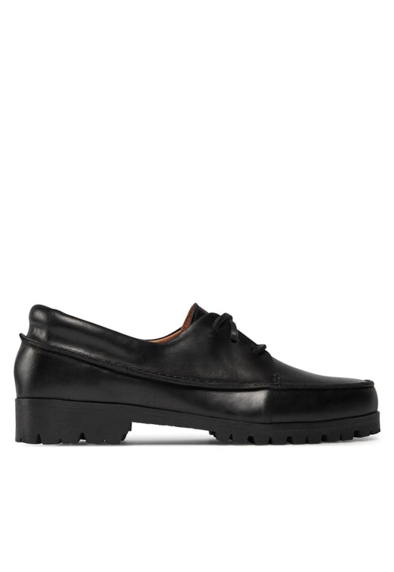 Oferte la Mocasini dama  303531713 - Piele naturala - Negru - Negru