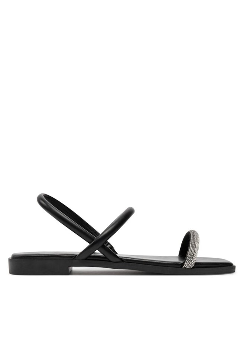 Oferte la Sandale dama  303569426 - Piele ecologica - Negru