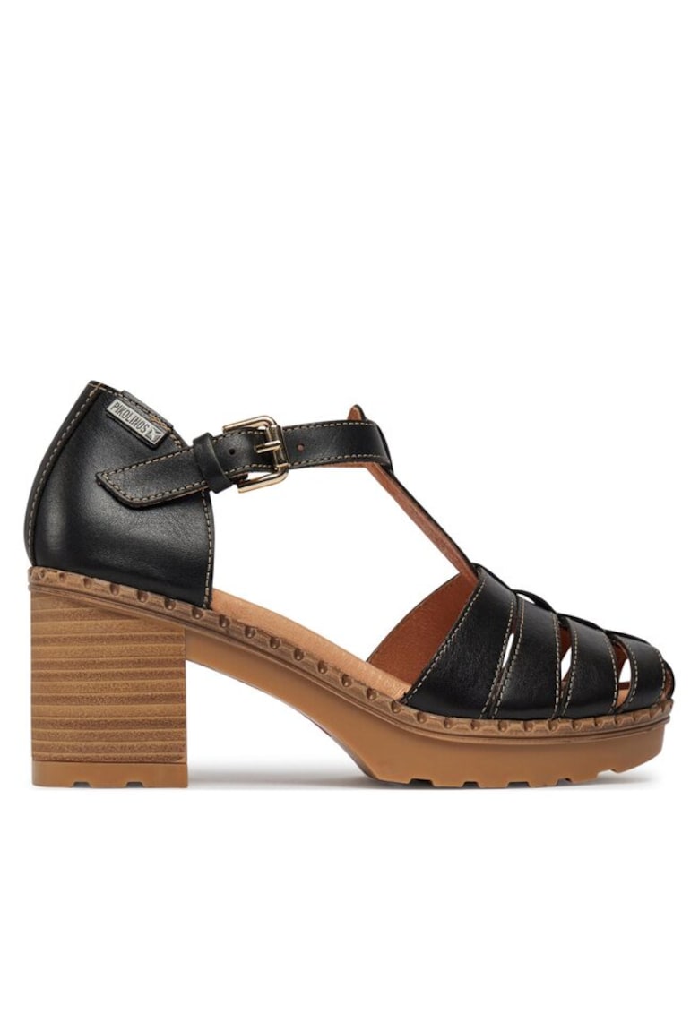 Oferte la Sandale dama  303682149 - Piele naturala - Negru - Negru