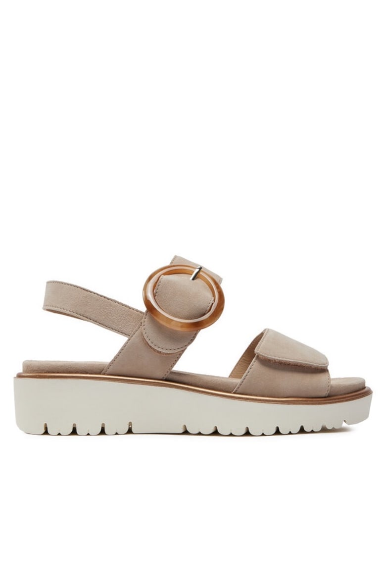 Oferte la Sandale dama -  30378507939 - Piele naturala - Bej