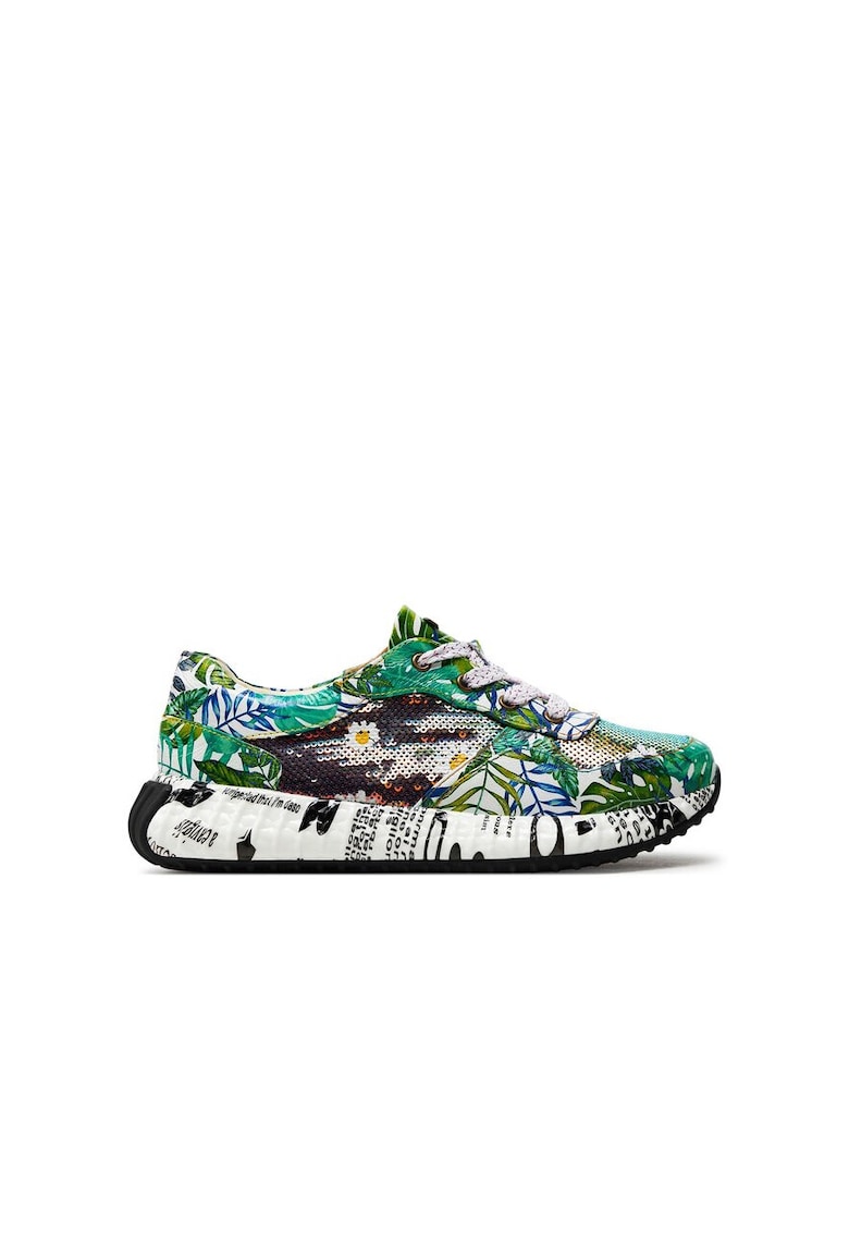 Oferte la Pantofi sport dama -  303963 - Piele naturala - Verde