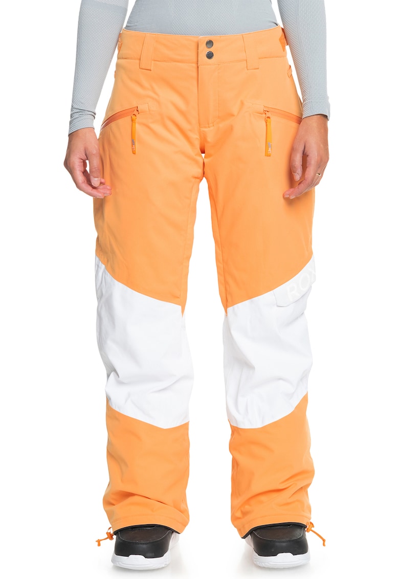 Oferte la Pantaloni impermeabili - pentru schi Kim - Alb/Portocaliu