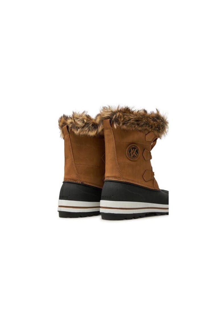 Oferte la Ghete dama  304342523 - Piele ecologica - Maro - Maro