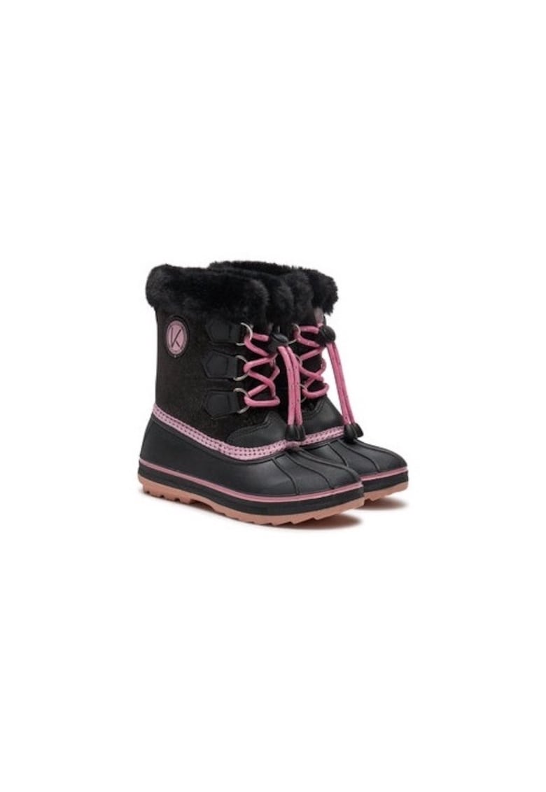 Oferte la Ghete fete  304342431 - Piele ecologica - Negru - Negru