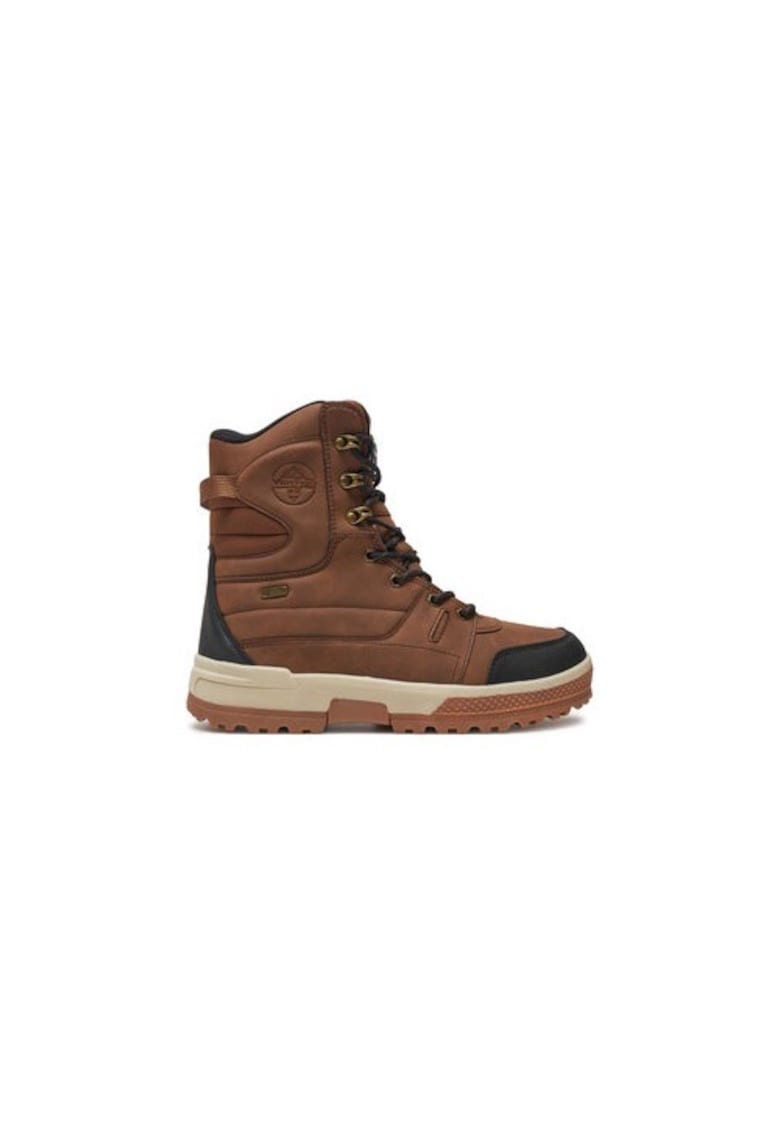 Oferte la Bocanci trekking barbati  Alpes - 304392344 - Piele ecologica - Maro - Maro