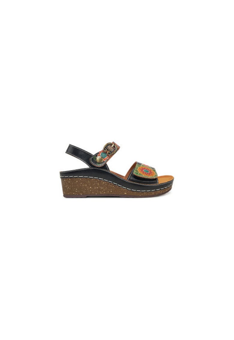 Oferte la Sandale dama  305012838 - Piele naturala - Negru - Negru