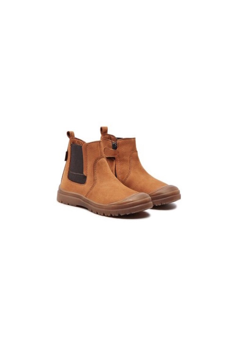 Oferte la Ghete baieti  304390142 - Piele naturala - Maro - Maro