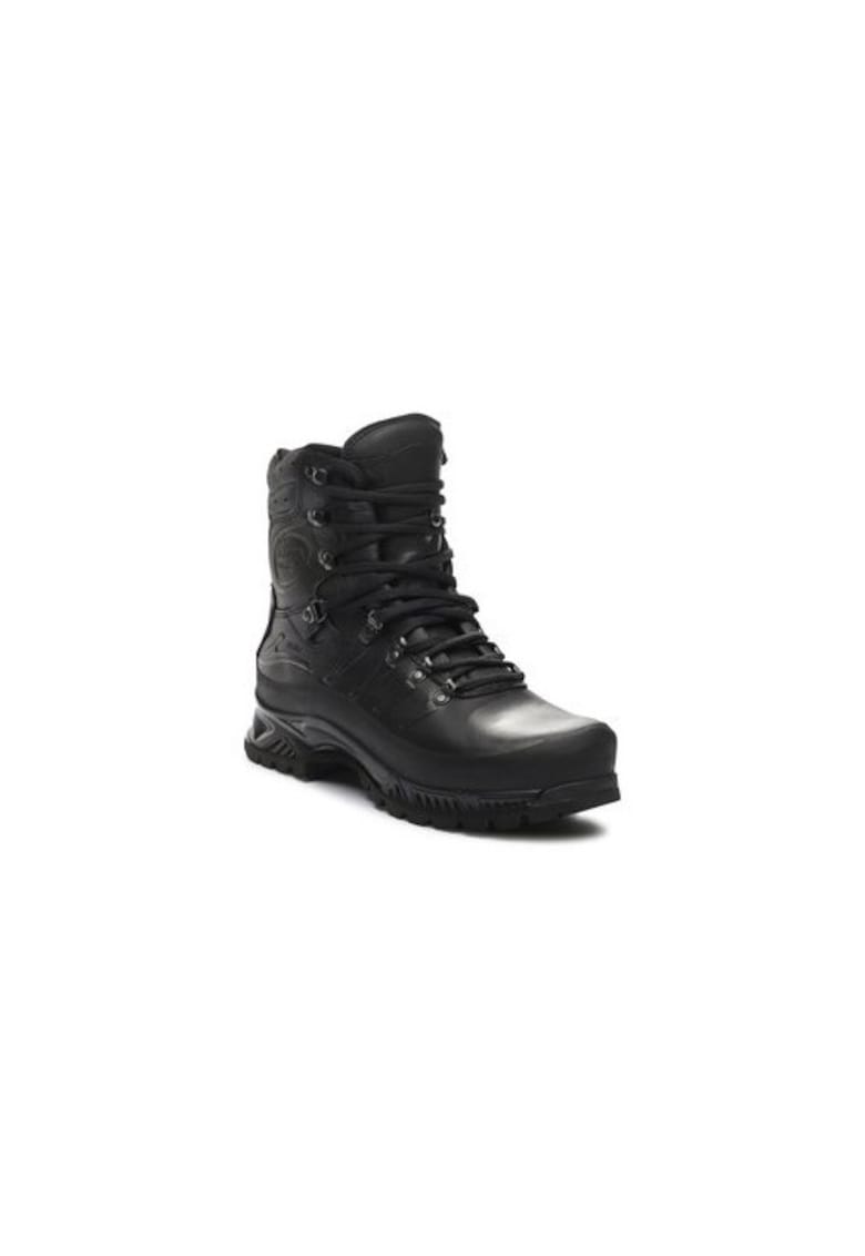 Oferte la Bocanci trekking barbati  303501136 - Piele naturala - Negru - Negru