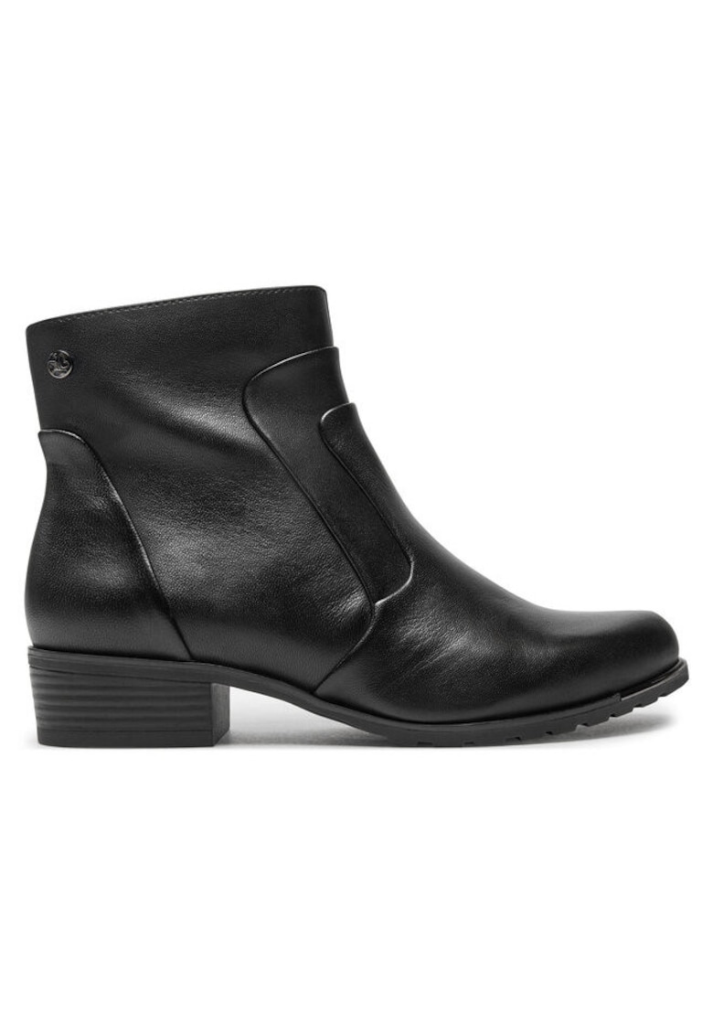 Ghete dama  304317293 - Piele ecologica - Negru - Negru