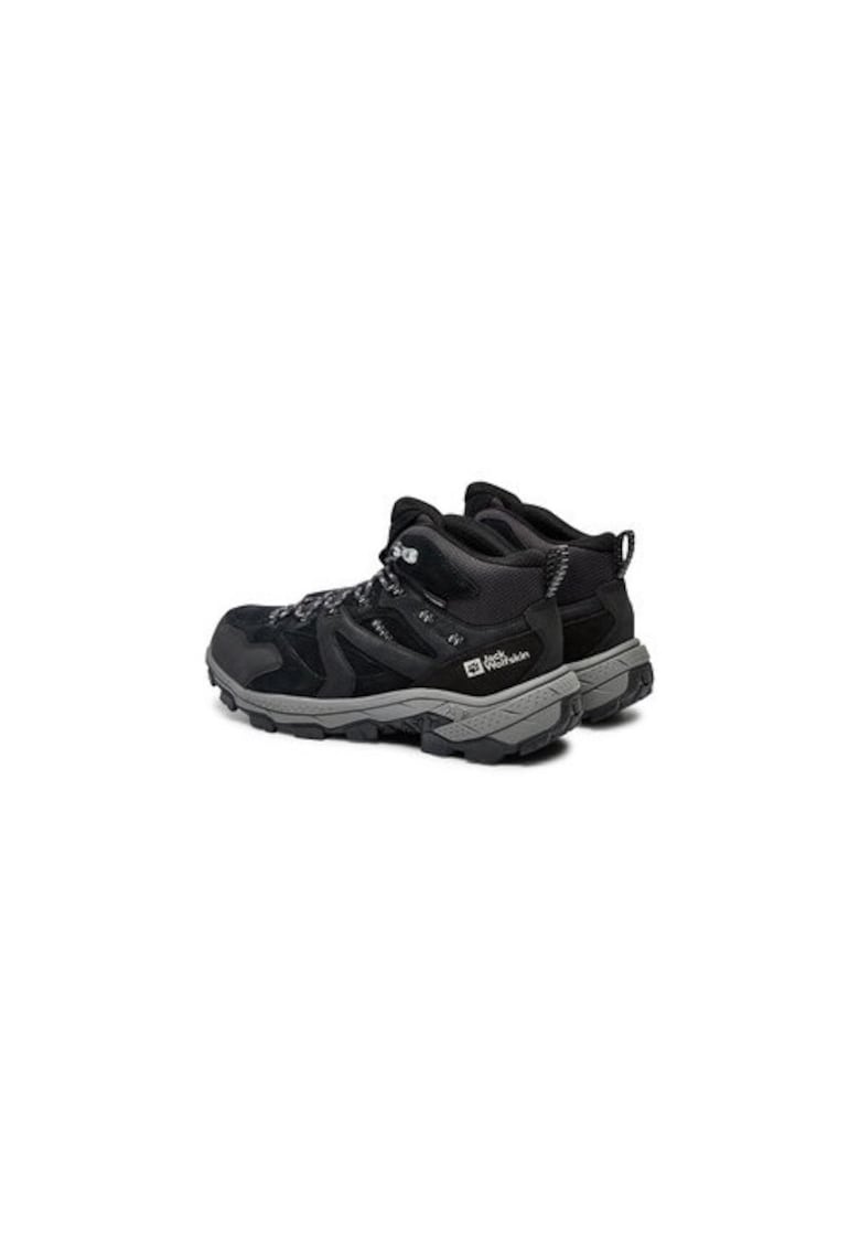 Oferte la Bocanci trekking barbati  303952426 - Piele naturala - Gri - Gri
