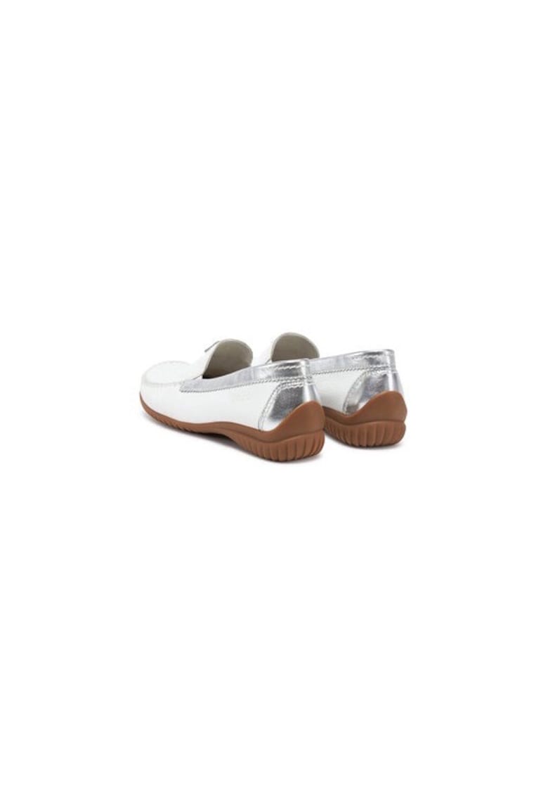 Oferte la Mocasini dama  304982378 - Piele naturala - Alb - Alb