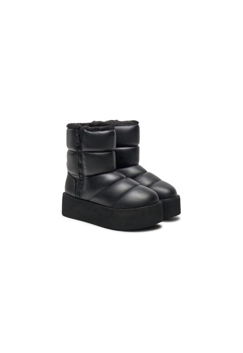 Ghete dama  304501357 - Piele ecologica - 41 EU - Negru
