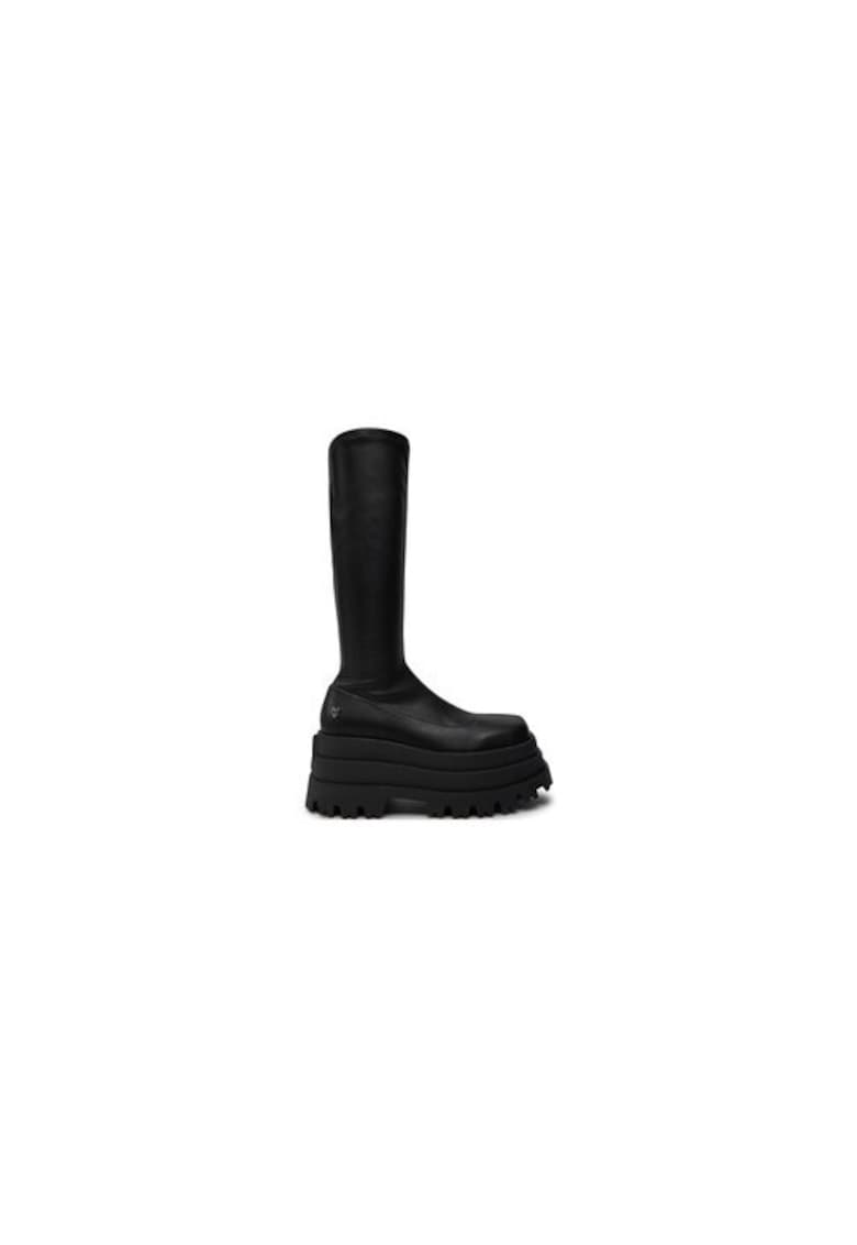 Cizme dama  304933578 - Piele ecologica - Negru - Negru