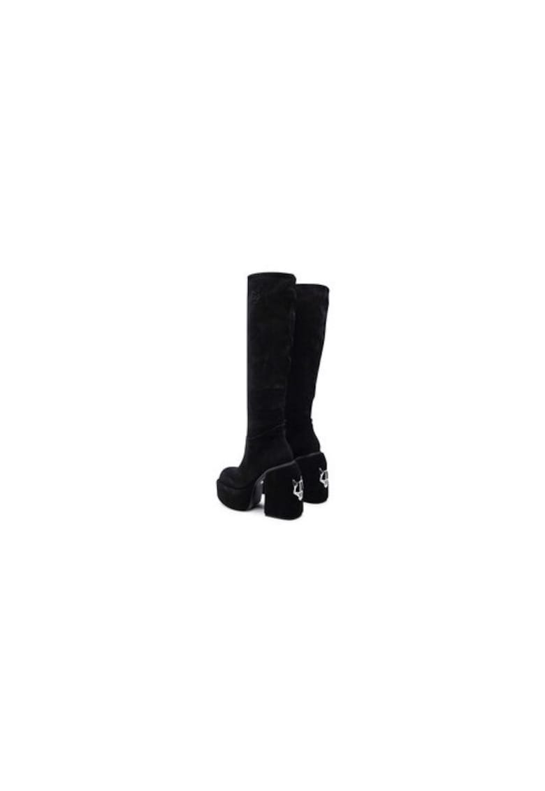 Cizme dama  304936241 - Piele naturala - Negru - Negru
