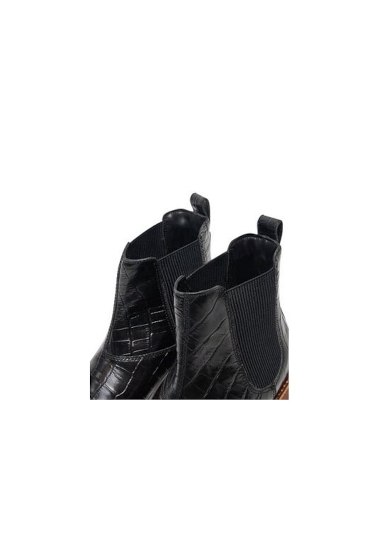 Ghete dama  304163234 - Piele naturala - Negru - Negru