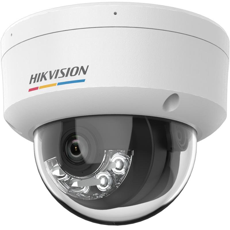 Camera dome IP ColorVu Hikvision DS-2CD1147G3H-LIU, 4MP, lentila 2.8mm, microfon, Smart Hybrid Light 30m, PoE, IP67